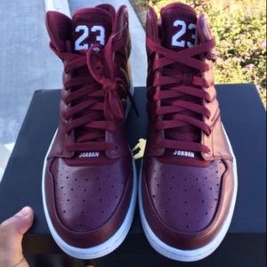 New Jordan 1 Flight 4 Burgundy HighTop